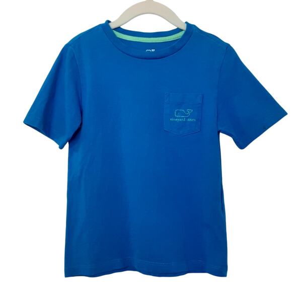 Vineyard Vines Whale Tee Set 2pc Solid Blue & Happy Hanukkah Long Sleeve 3T/4T - Picture 1 of 16